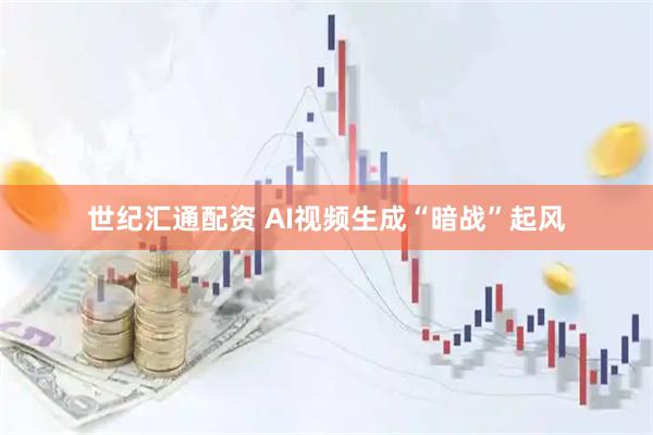 世纪汇通配资 AI视频生成“暗战”起风